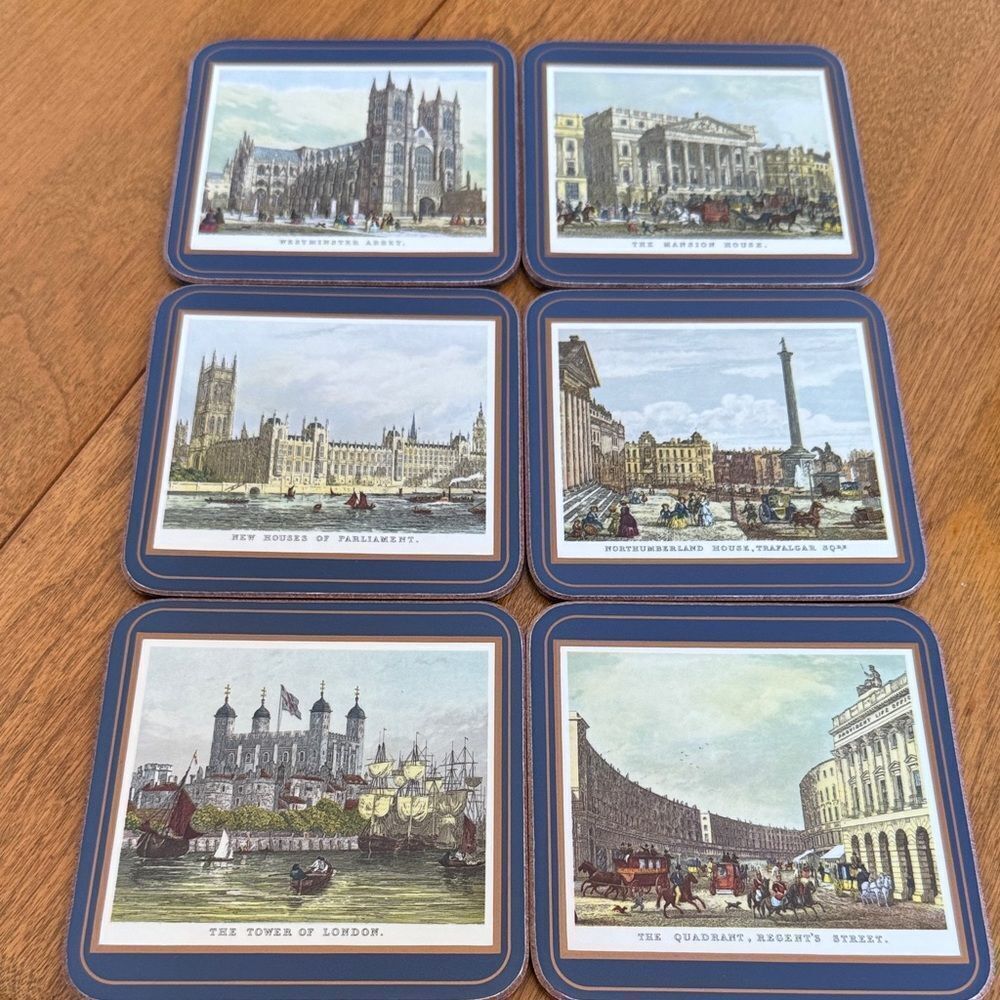 Vintage English Life cork coasters